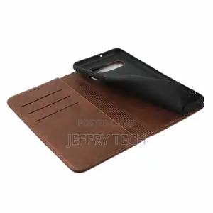S10 Plus 5G Flip Case Card Holder Holster Magnetic Leather