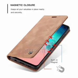 Magnetic Flip Luxury Leather Phonefor Samsung S10 Cover