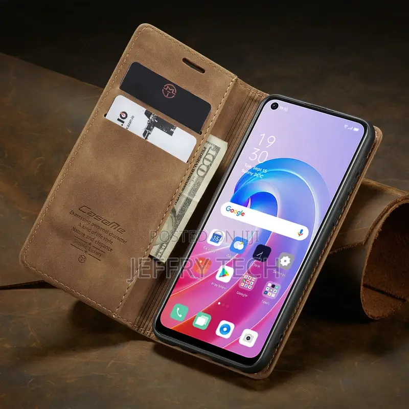 Leather Wallet Phone Case for OPPO Reno 8 4G Flip