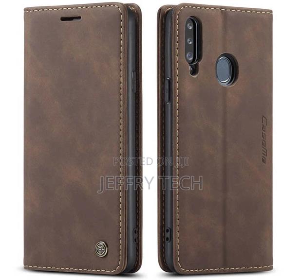 Luxury Leather Wallet Case for Samsung Galaxy A20S Cover