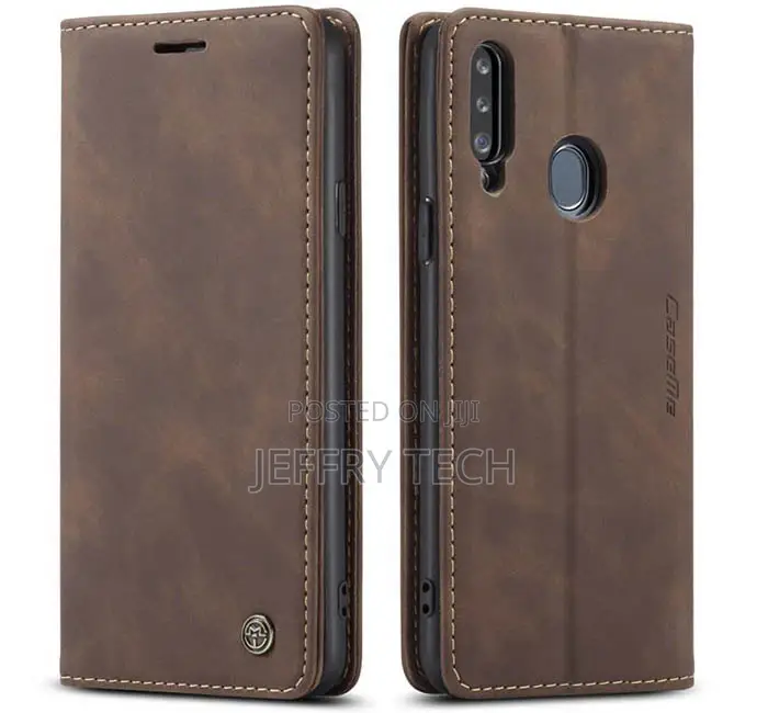 Luxury Leather Wallet Case for Samsung Galaxy A20S Cover