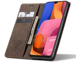 Luxury Leather Wallet Case for Samsung Galaxy A20S Cover
