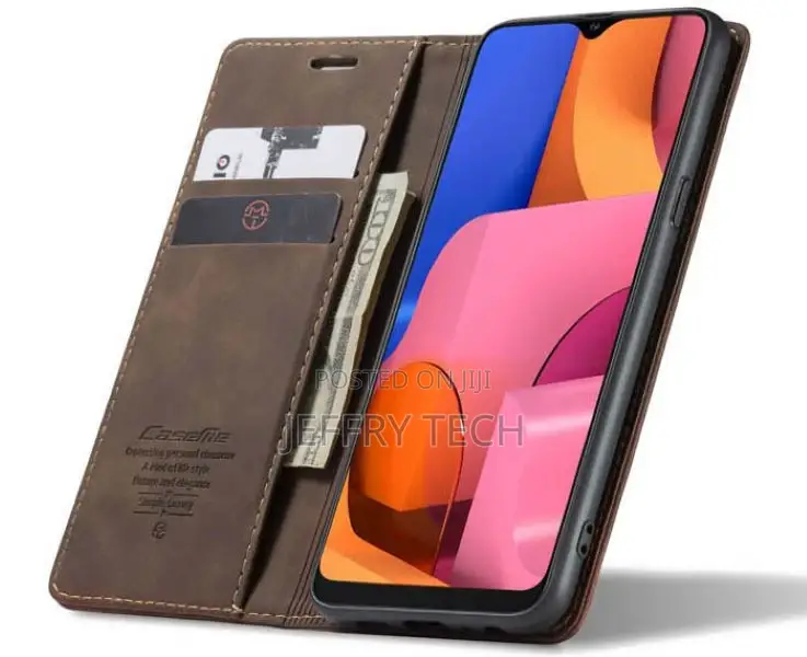 Luxury Leather Wallet Case for Samsung Galaxy A20S Cover