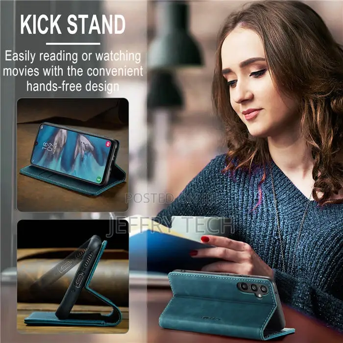 Leather Card Wallet Flip Cover for Samsung Galaxy A34 5G