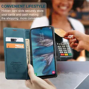 Leather Card Wallet Flip Cover for Samsung Galaxy A34 5G