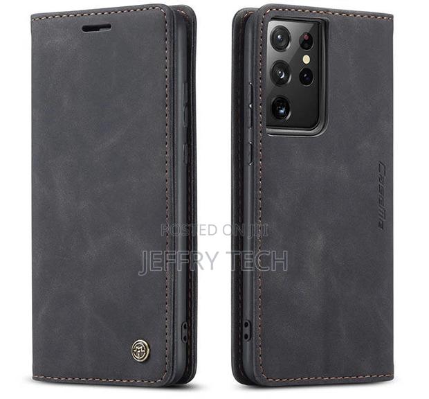 Shockproof TPU Inner Flip Stand Cover for Galaxy S21 Ultra 5