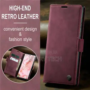 Samsung Galaxy S23 Ultra S23 Plus Phone Case Cover Retro Lea