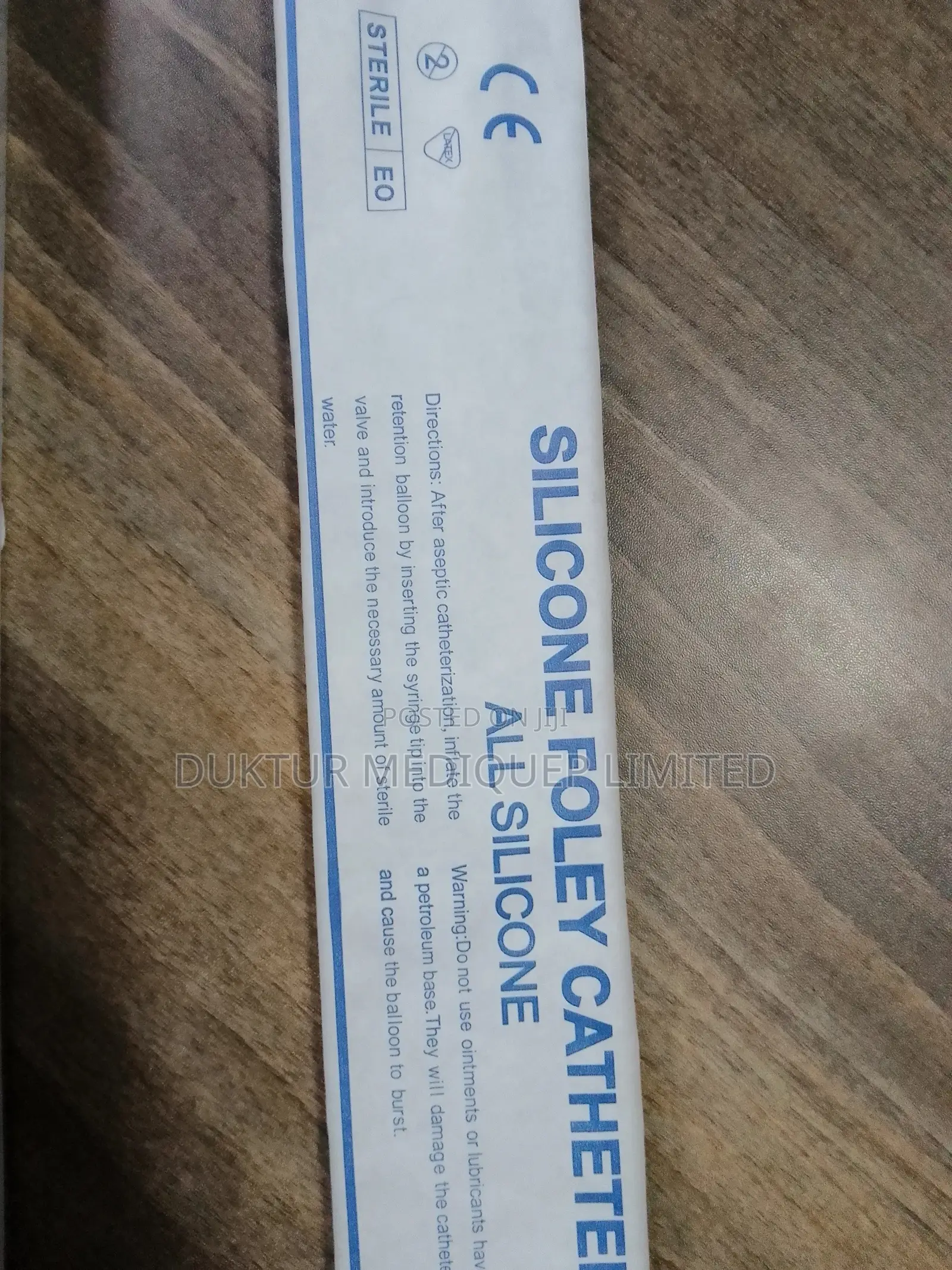 Pure Silicone Urethral Catheter 2 Way Size.16/20/22