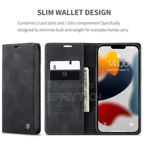 Retro Frosted Leather Case for iPhone 13 Pro Max(Black)