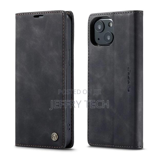 Leather Case With Card Slot Holder Wallet for iPhone 13- - main view