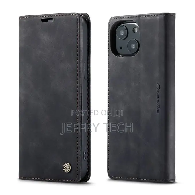 Leather Case With Card Slot Holder Wallet for iPhone 13-