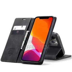 Caseme Flip Case for iPhone 13 12 Mini Pro Max Retro Magneti