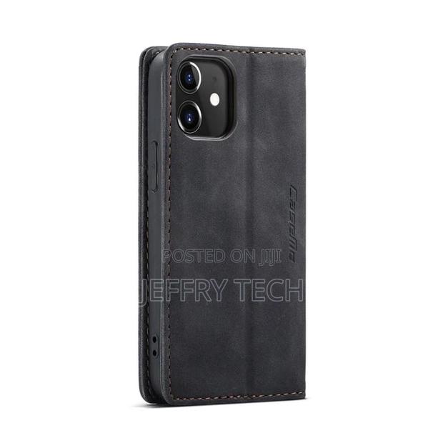 iPhone 12 Mini Flip Leather Case With Card Slot Holder