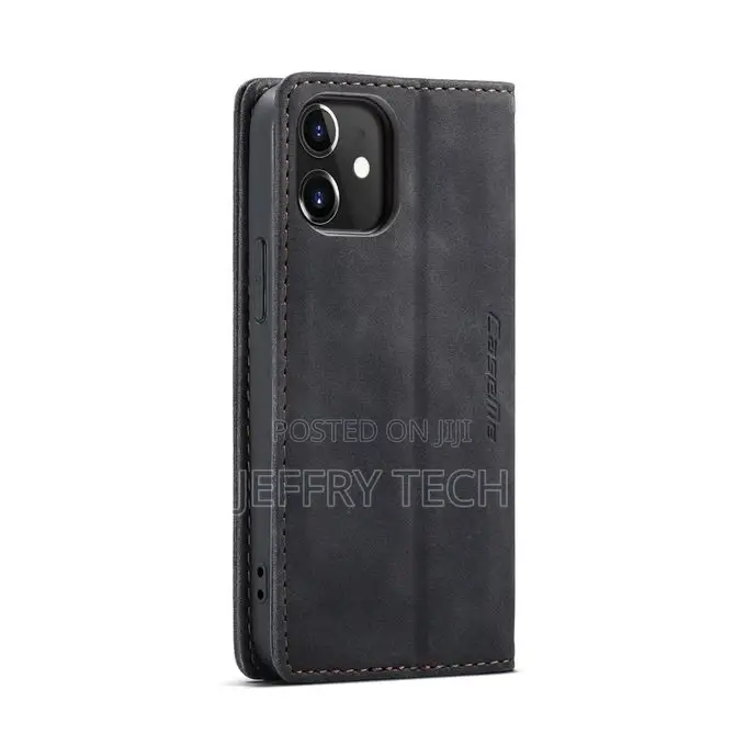 iPhone 12 Mini Flip Leather Case With Card Slot Holder 