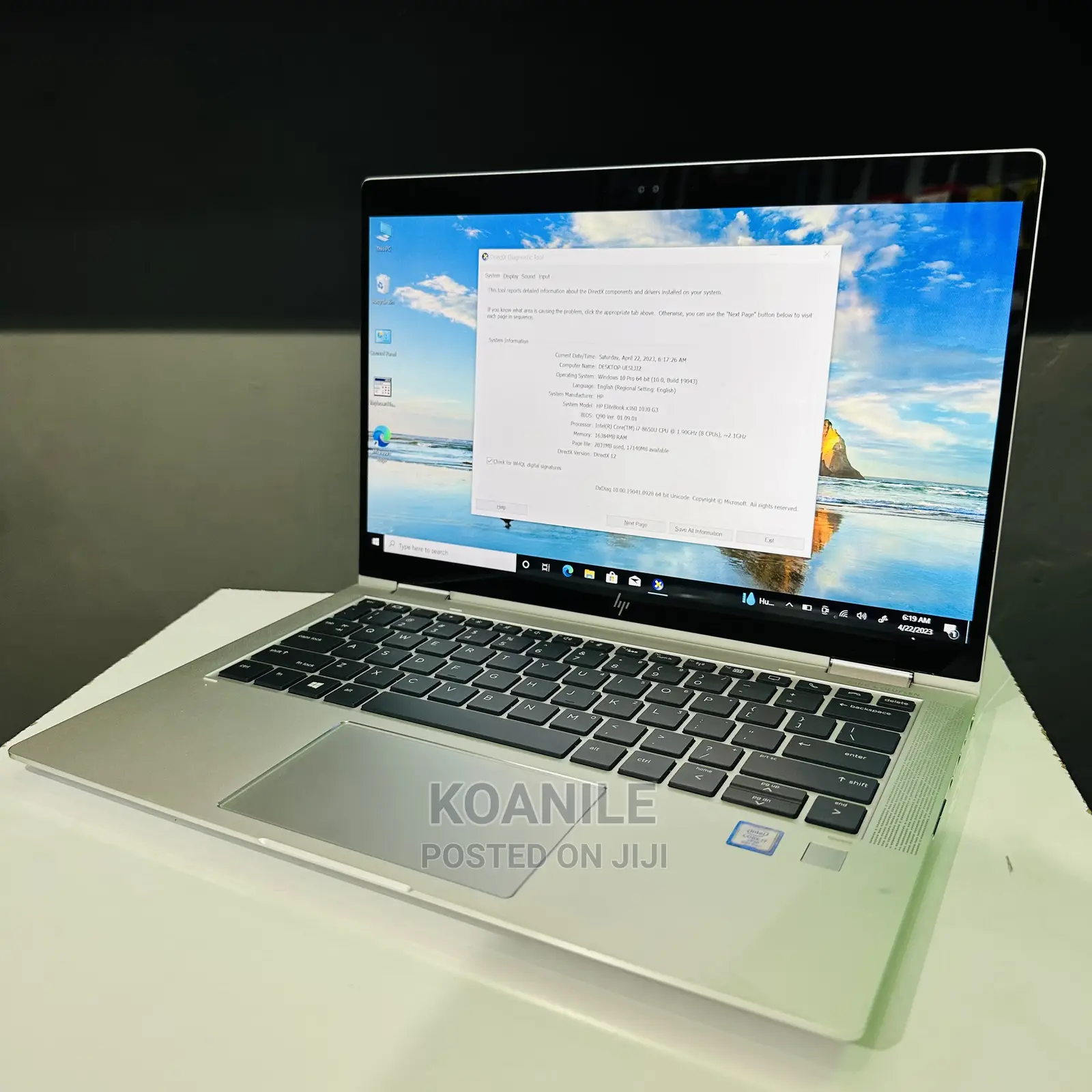 Laptop HP EliteBook X360 1030 G3 16GB Intel Core i7 SSD 512GB