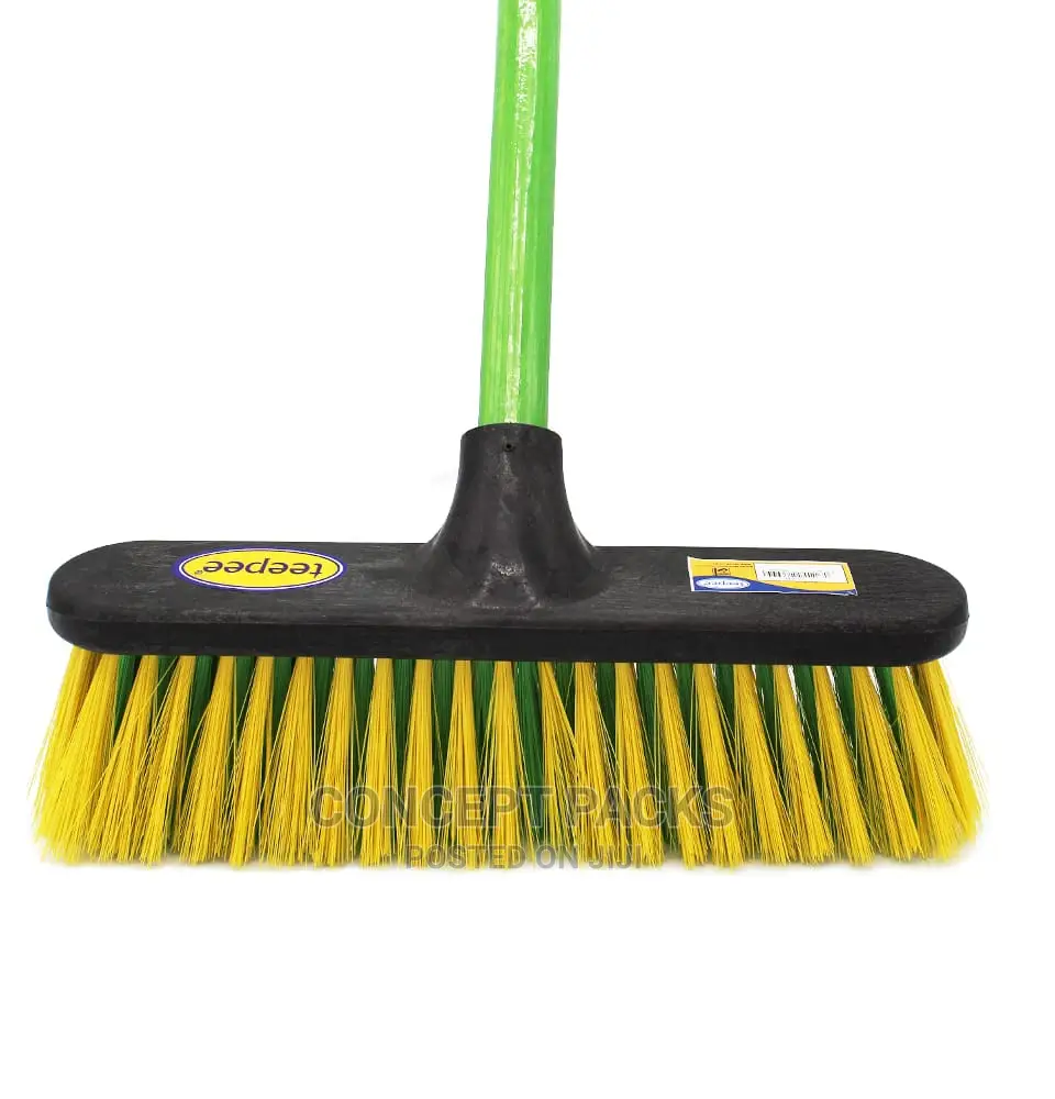 12pcs Soft Broom With Handle.