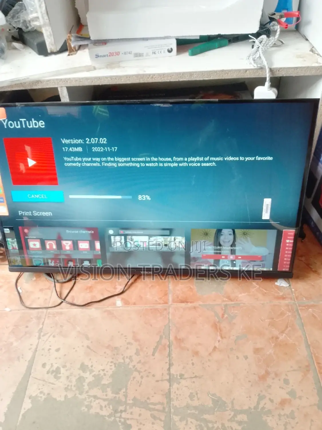 Clarity Vitron Smart Android Frameless Tv 32 Inches