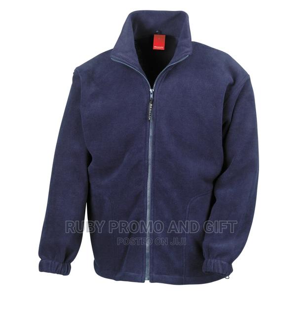 Navy Blue School Fleece Jacket - main view