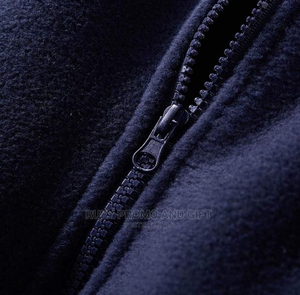 Navy Blue School Fleece Jacket - thumbnail 2