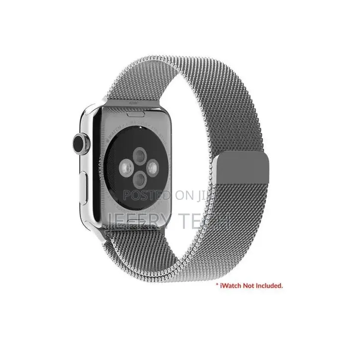Apple Watch Series 7 Stainless Steel Band Strap - 45mm - Sil