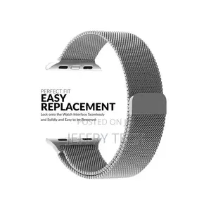 Apple Watch Series 7 Stainless Steel Band Strap - 45mm - Sil