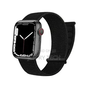 Apple Watch Series 8 (45mm) Nylon Sport Replacement Strap Ba