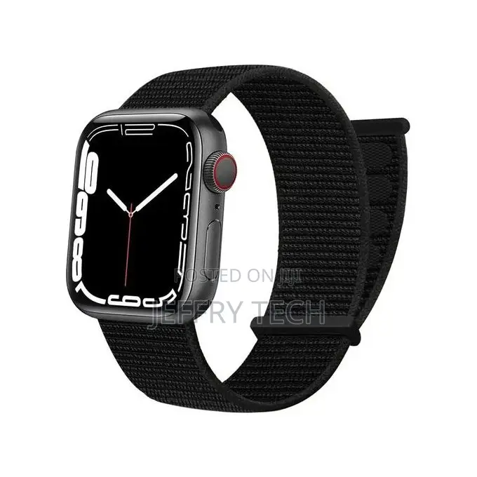 Apple Watch Series 8 (45mm) Nylon Sport Replacement Strap Ba