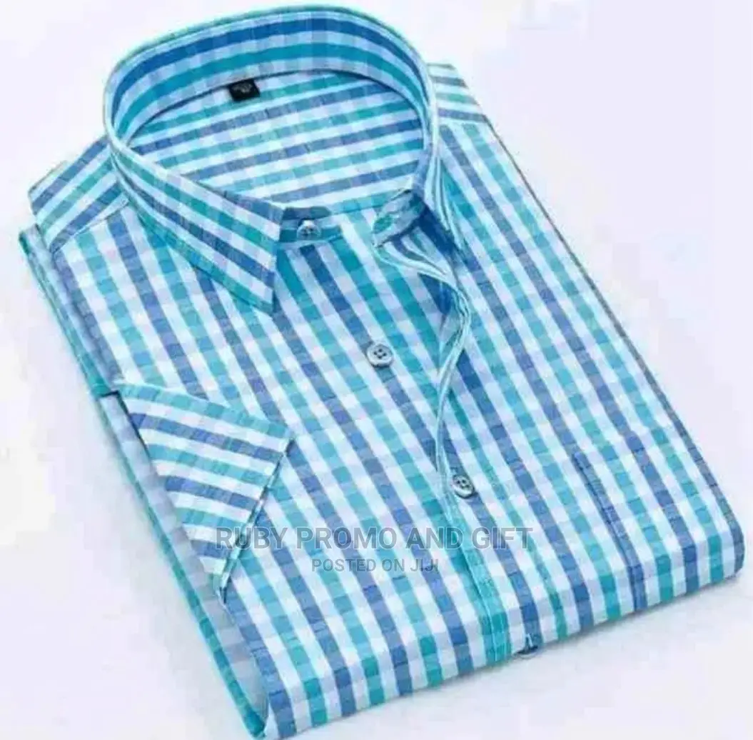 Men's Official Checked Short Sleeved Shirts