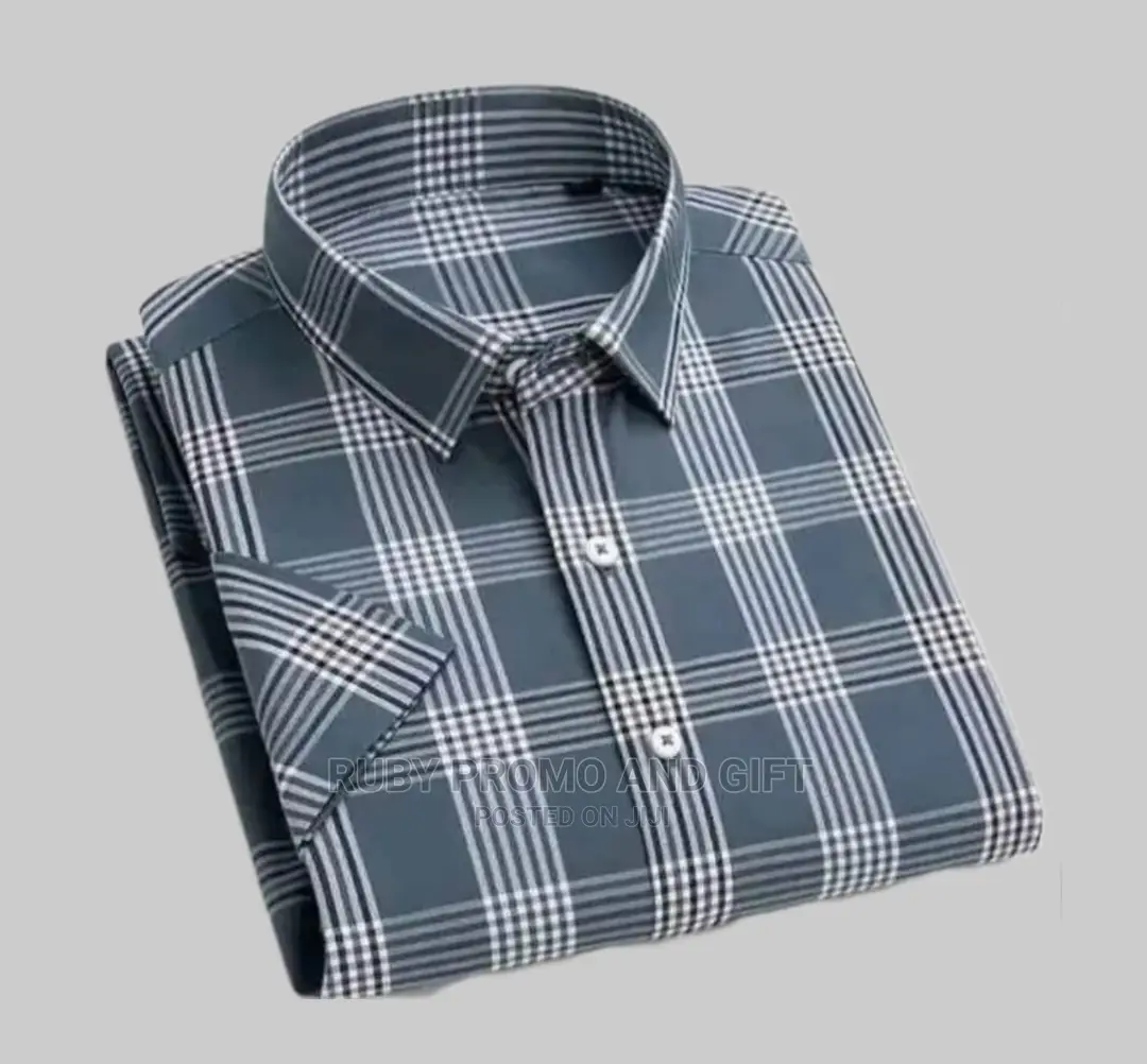 Men's Official Checked Short Sleeved Shirts