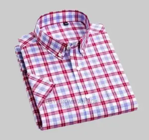 Men's Official Checked Short Sleeved Shirts