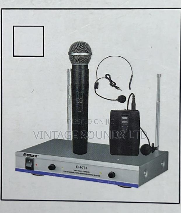 Max Dual 3in1 UHF Wireless Microphone System DH-767 - main view
