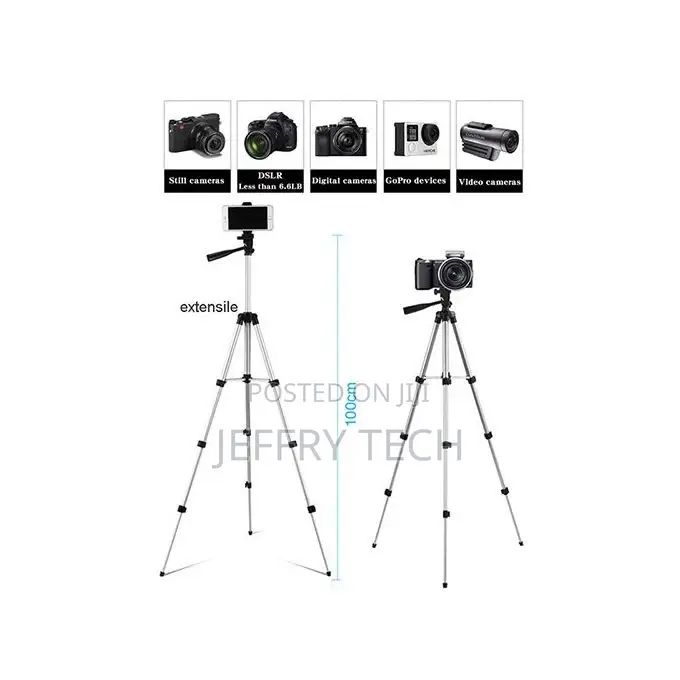 Remote Metal Tripod Suitable Mobile Phone/Camera/Ring Light