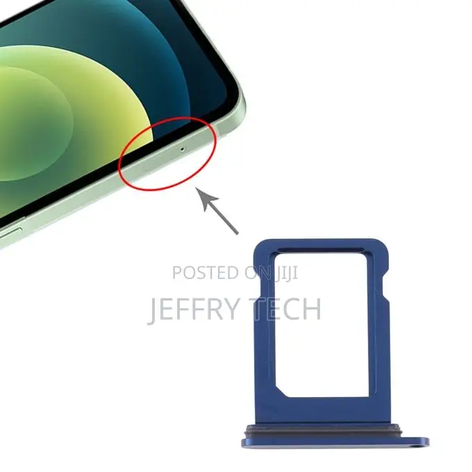 SIM Card Tray for iPhone 12 Mini(Blue)