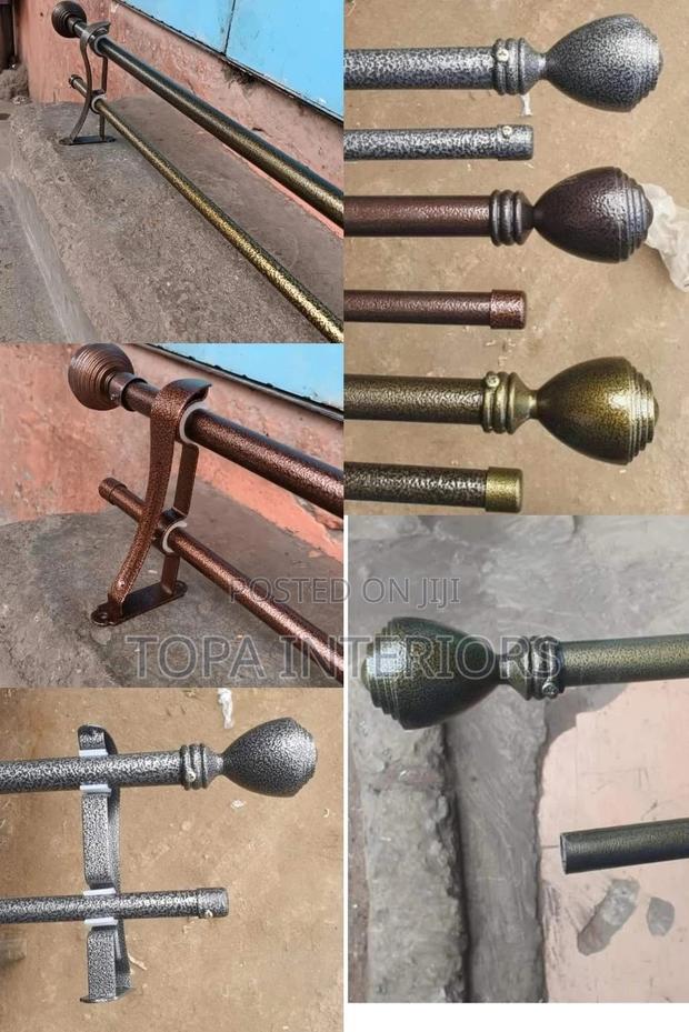 Powder Coated Jua Kali Curtain Rods