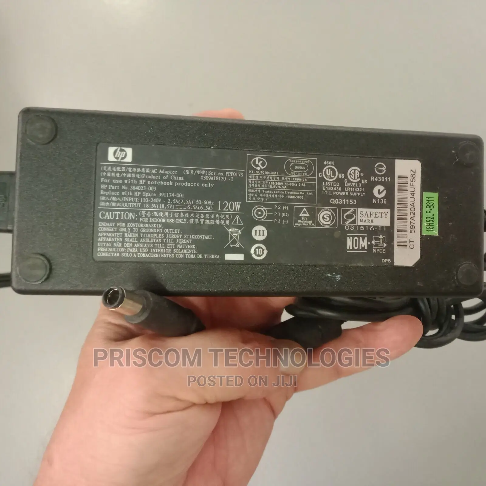 Laptop Adapter Charger for HP G42, G50, G56, G60, G61, G62,