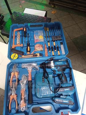 21V ELECTRIC DRILL Screwdriver and 47 Piece Drill Bit Tool - thumbnail 2