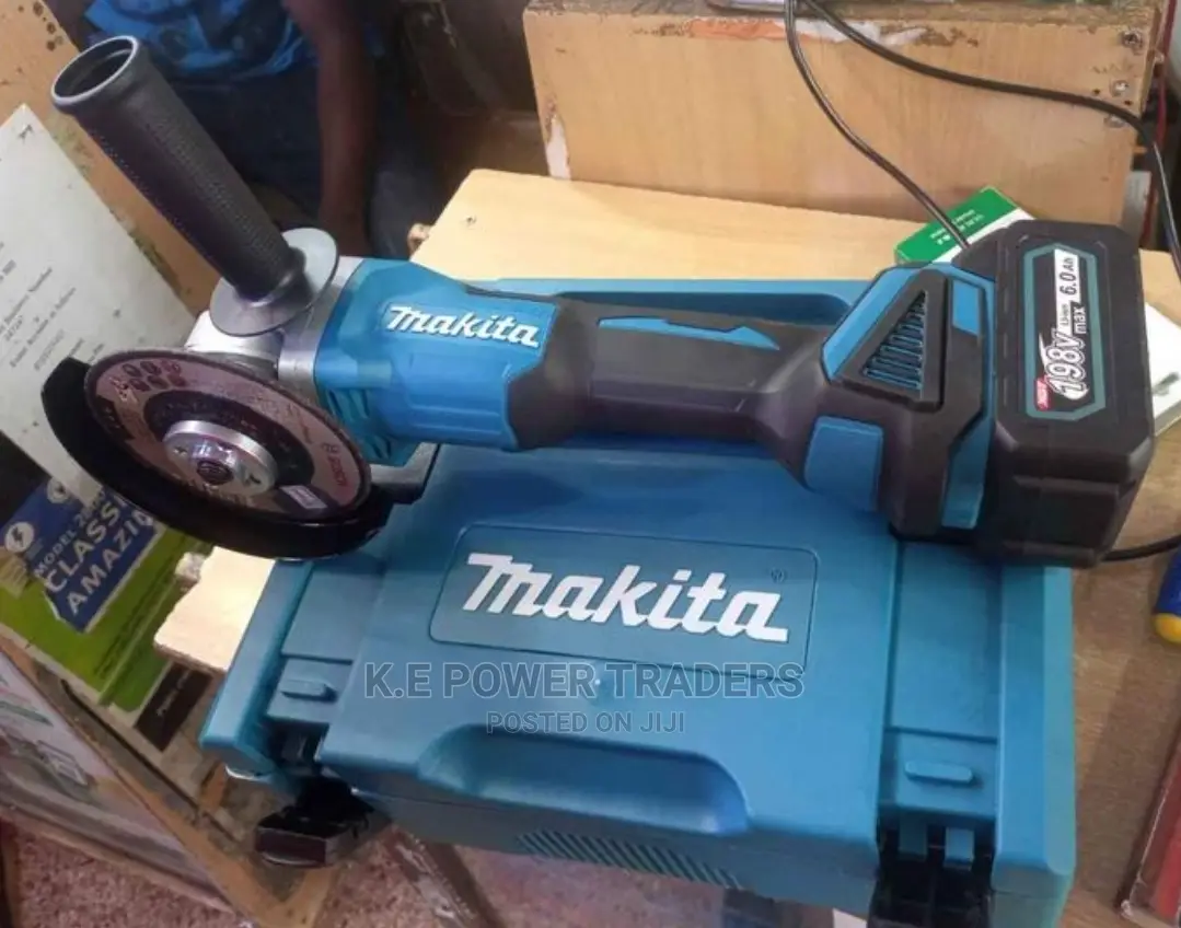 198V Rechargeable Makita Cordless Angle Grinder