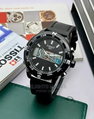 Tissot With Fusion of Digital and Analog Clock