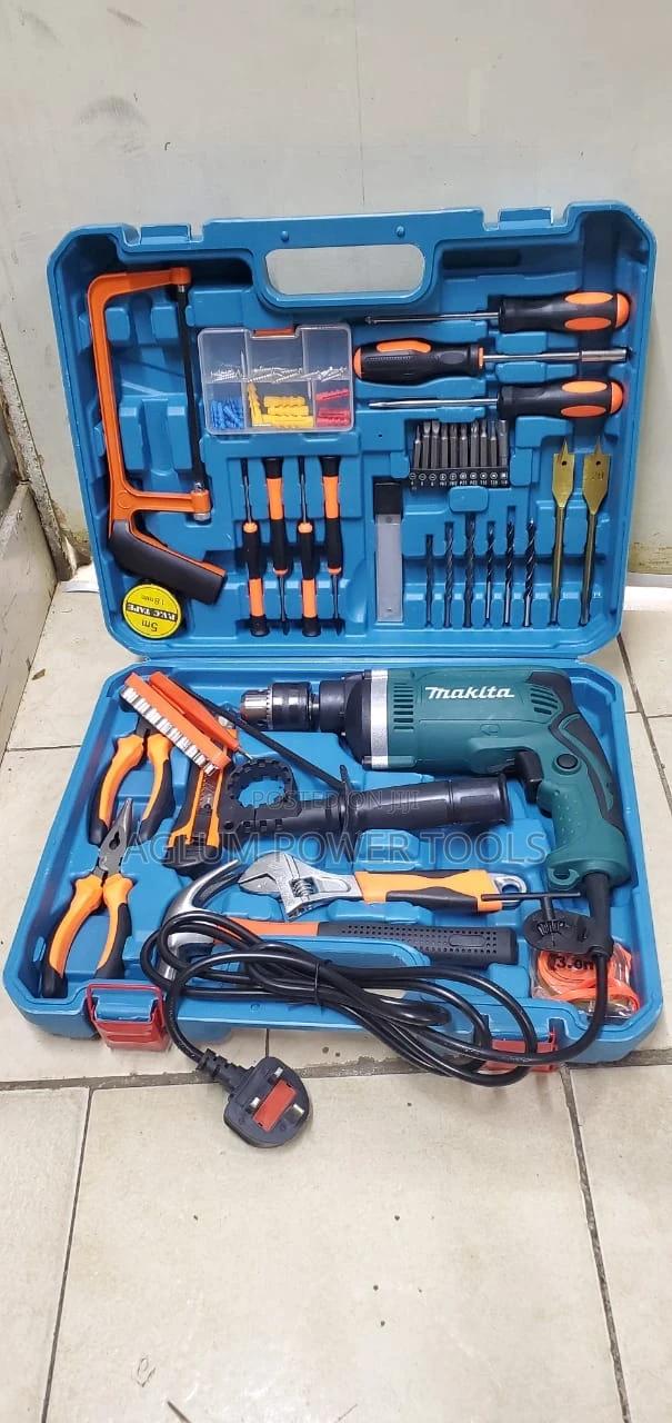 Makita Toolset With Corded Drill - main view