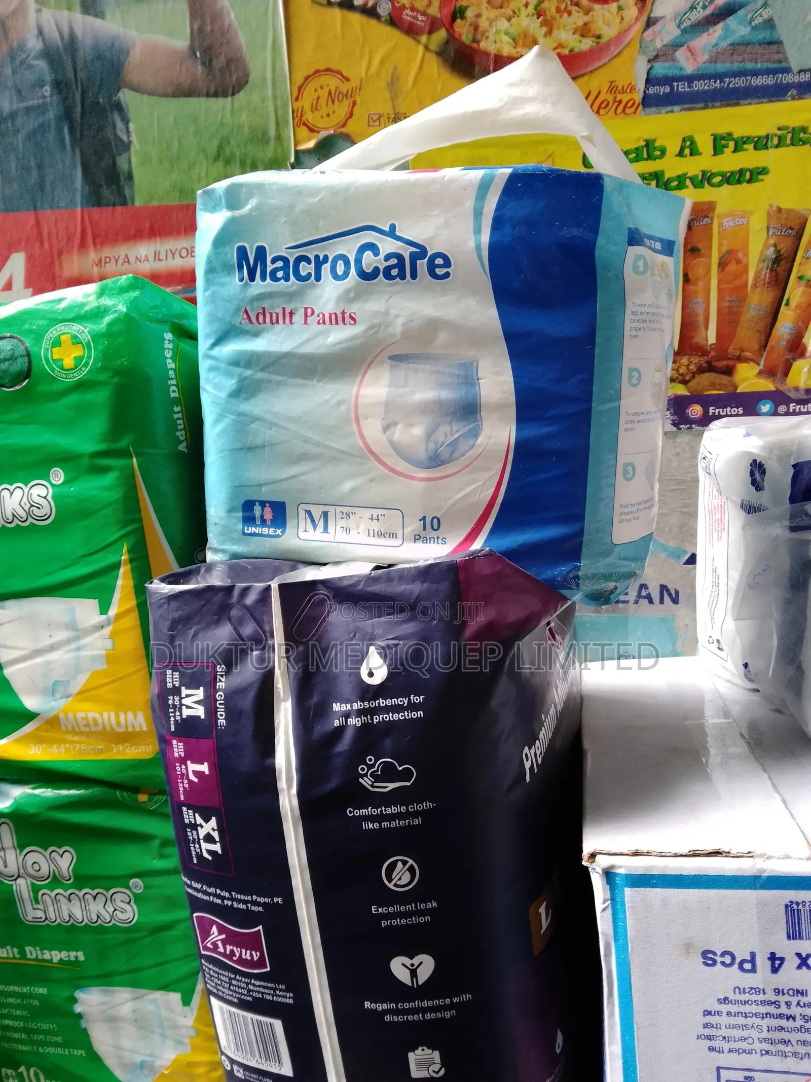 Adult Diapers 10pcs Per Pack, M, L, XL