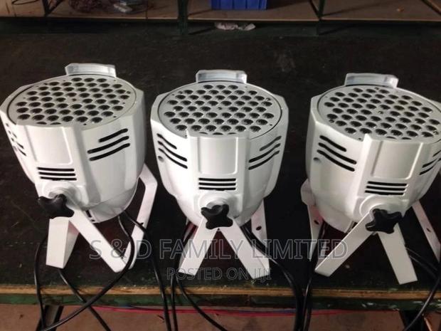 White Parcan Lights - main view