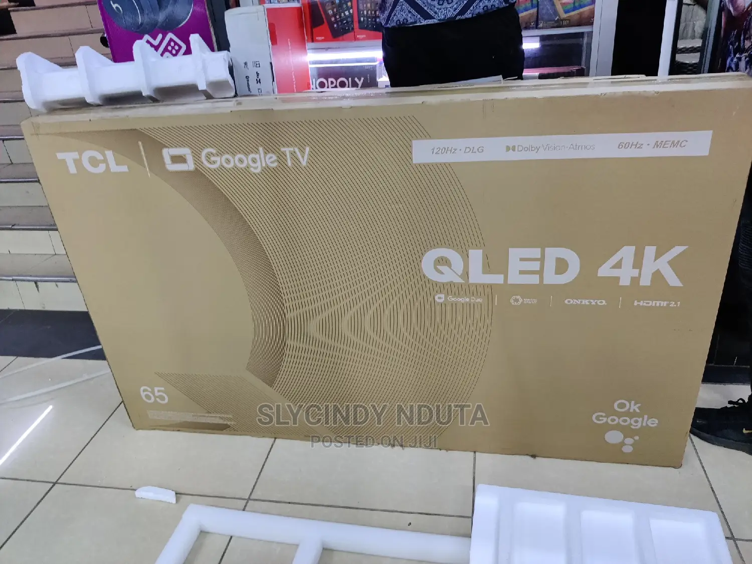 TCL 65" 65C635 Qled Google Tv(New)