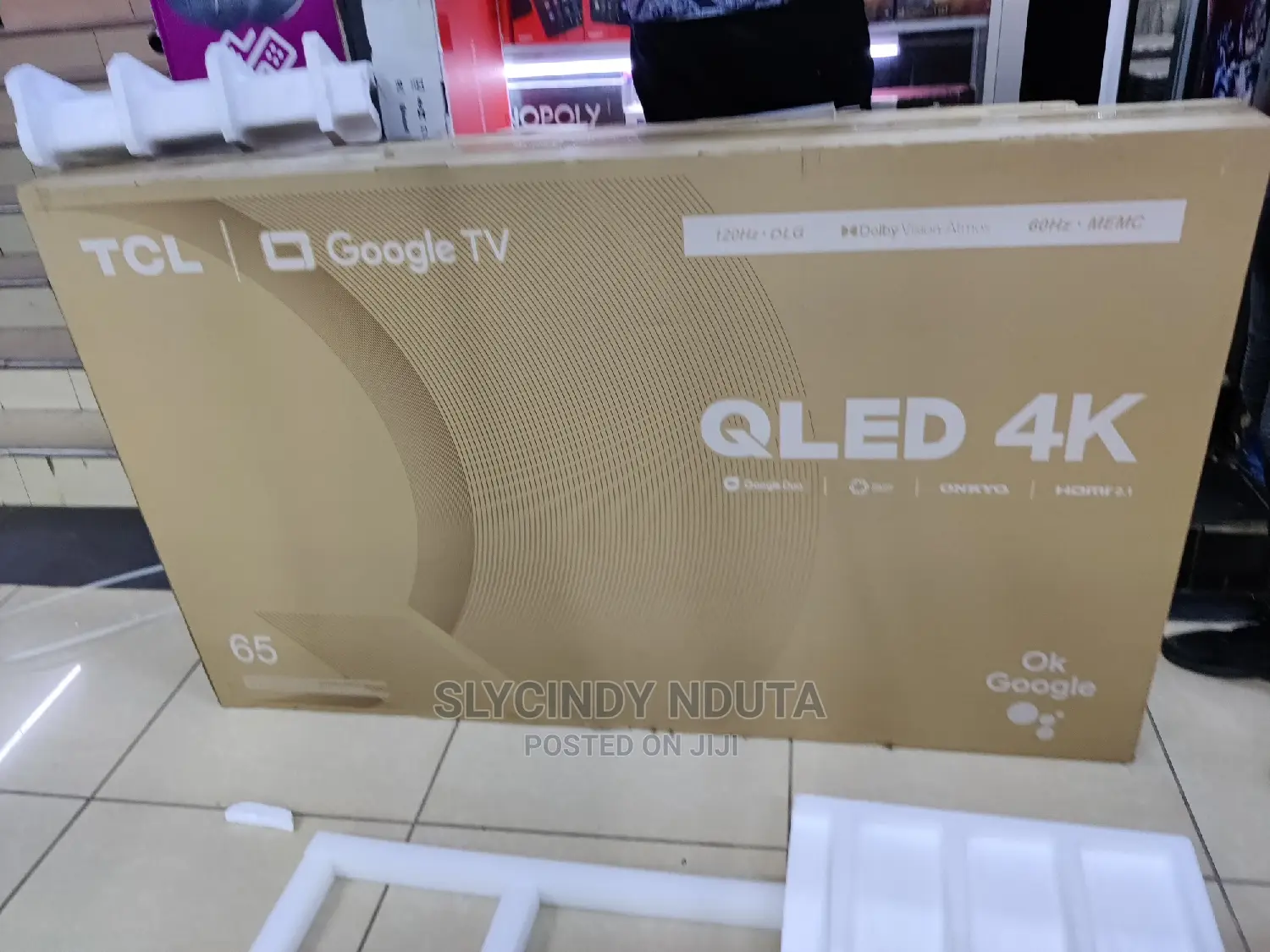 TCL 65" 65C635 Qled Google Tv(New)