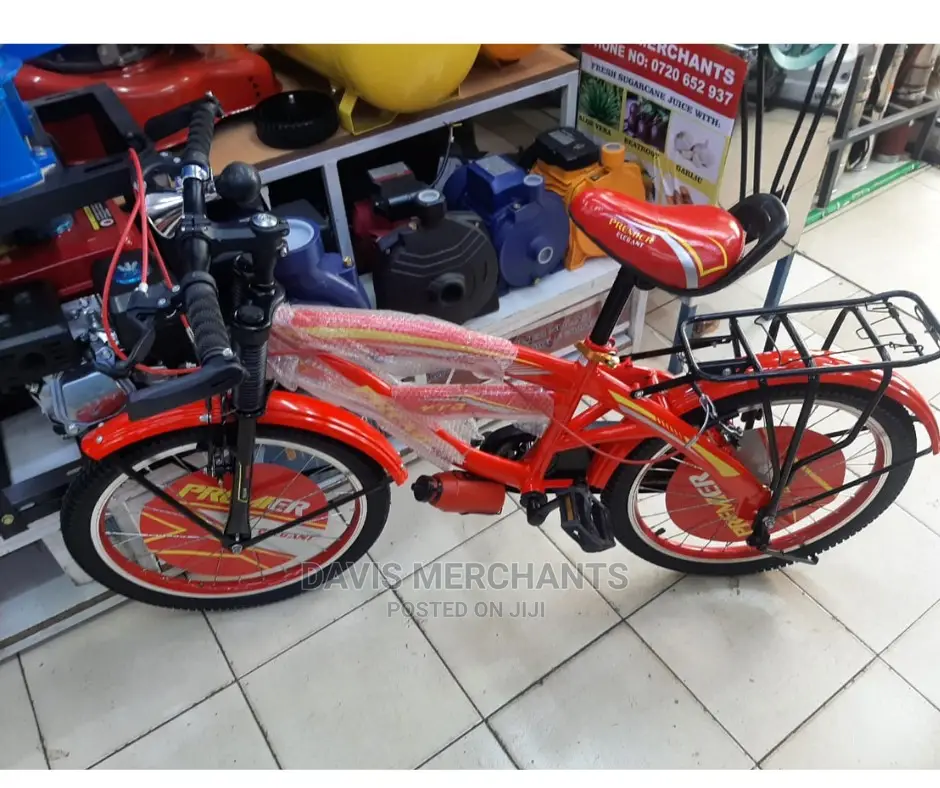 Bright Red Beautiful Bike