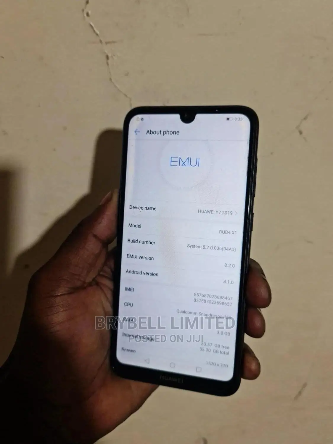 Huawei Y7 32 GB Black