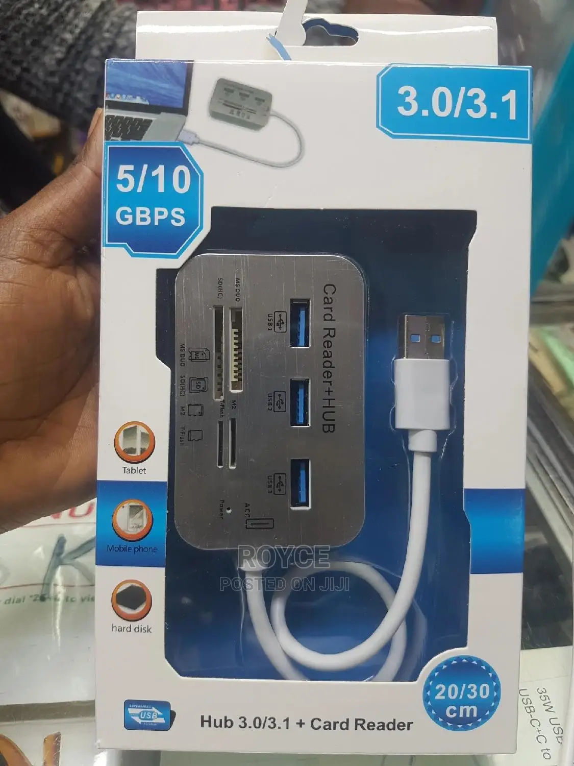 Hub 3.0/ 3.1 Hub + Card Reader