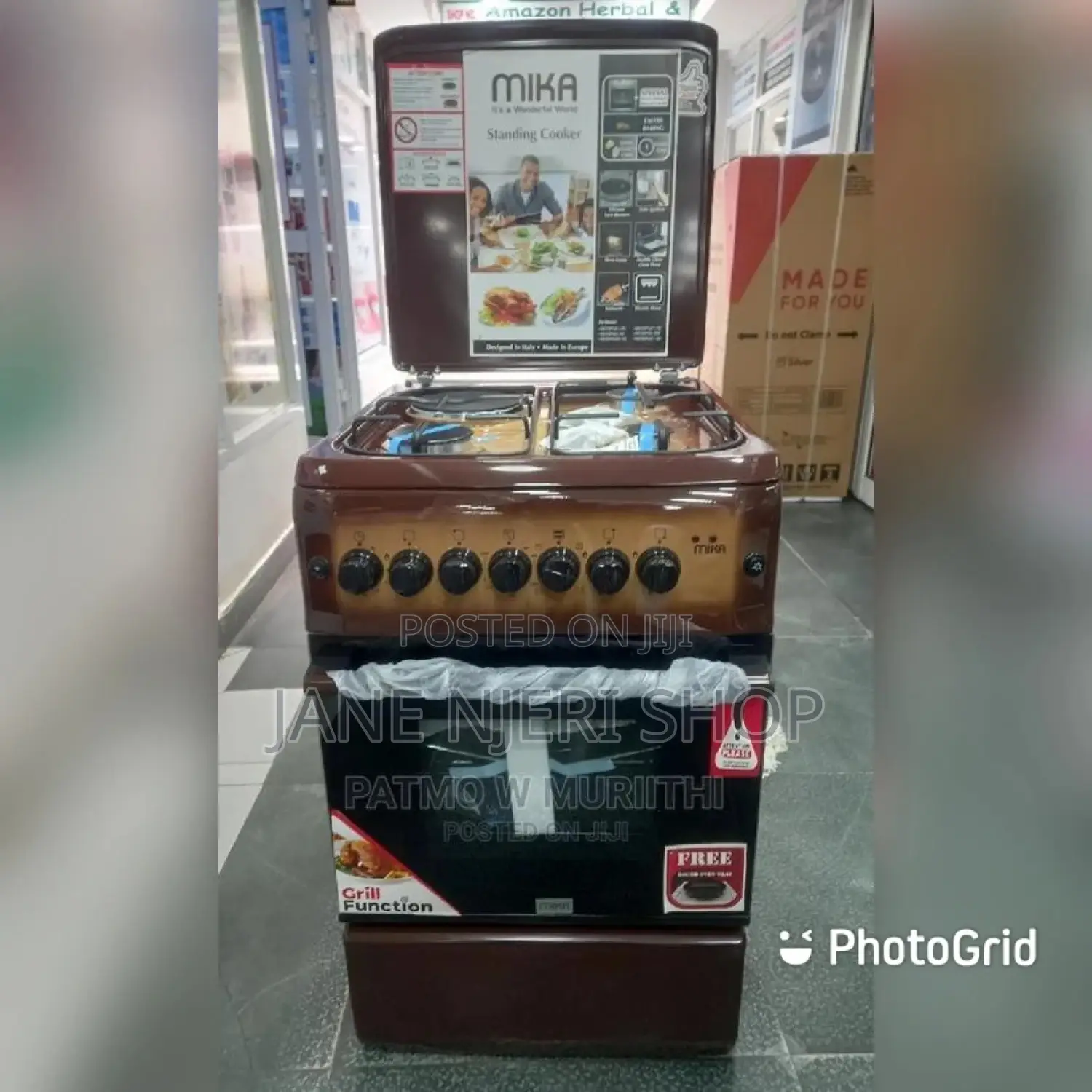 Golden Brown Standing Cooker