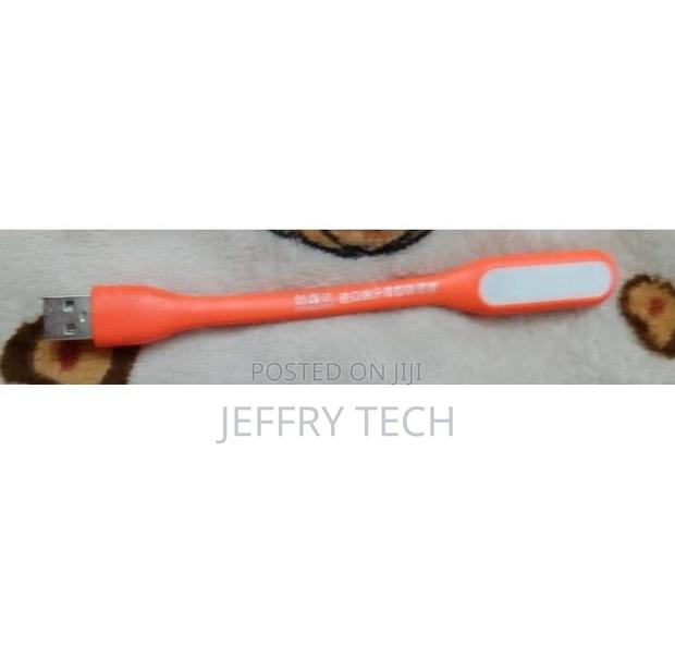 Usb Light Led Lamp Portable Flexible for Laptop- Orange - thumbnail 2