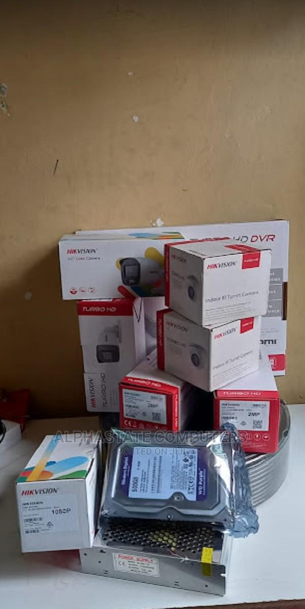 Hikvision 4 2MP Full HD CCTV Cameras Full System Kit-With Ni