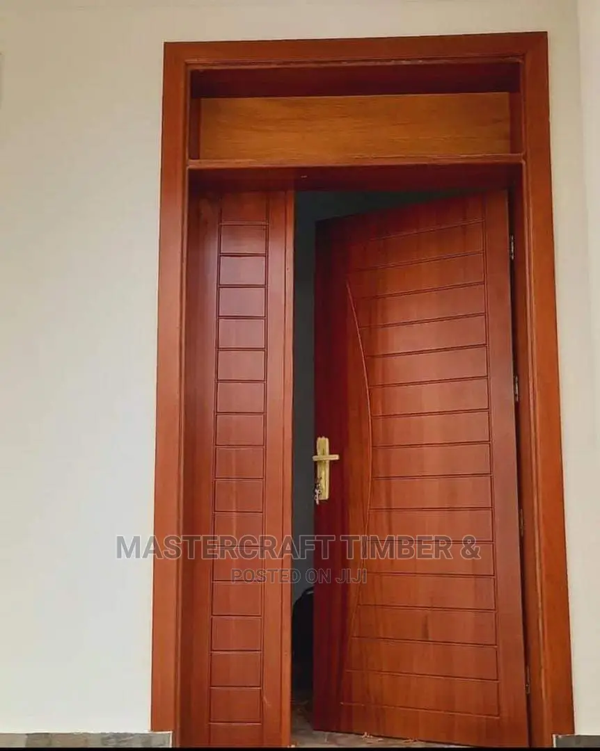 Mahogany Double Door With 8x2 Door Frame With Vent in Ruiru Doors